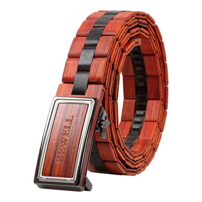 Wooden Belt Bewell 1 Red -Black 12